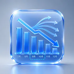 下降趋势图标